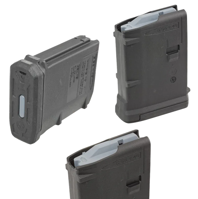 Ruger 90659 AR-556 10rd Magazine for .223 Rem/5.56x45mm - Compatible with Ruger American/AR-556/AR-556 Pistol - Black Steel