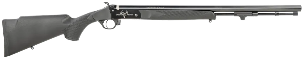 Traditions Buckstalker XT 50 Cal Muzzleloader with Blued Barrel and Black Synthetic Stock