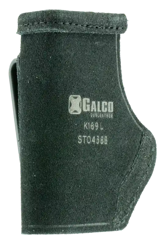 Galco STO436B Stow-N-Go IWB Black Leather Holster for Ruger LCP/Diamondback DB - Right Handed