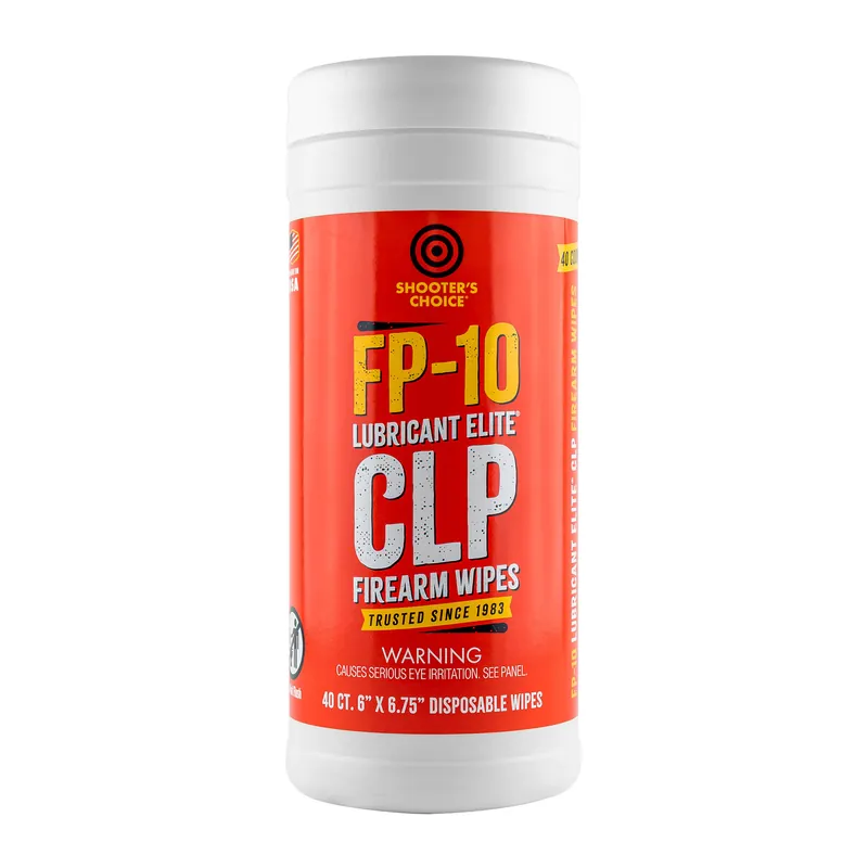 Shooters Choice FP-10 CLP Gun Cleaning Wipes 40ct