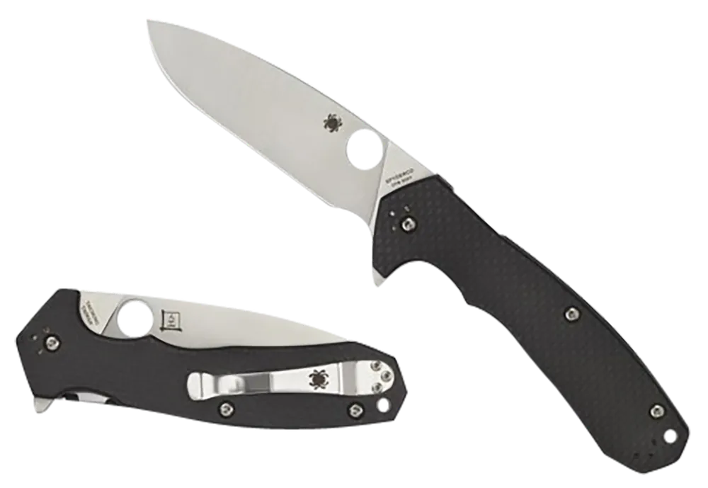 Spyderco Amalgam Folding Knife with Satin CPM S30V Blade and Carbon Fiber/G10 Handle