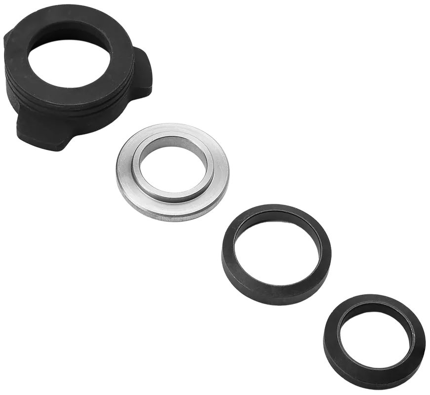 Strike Industries Oppressor Universal 3-Lug QD Base Set for Threaded Barrels - Black/Silver