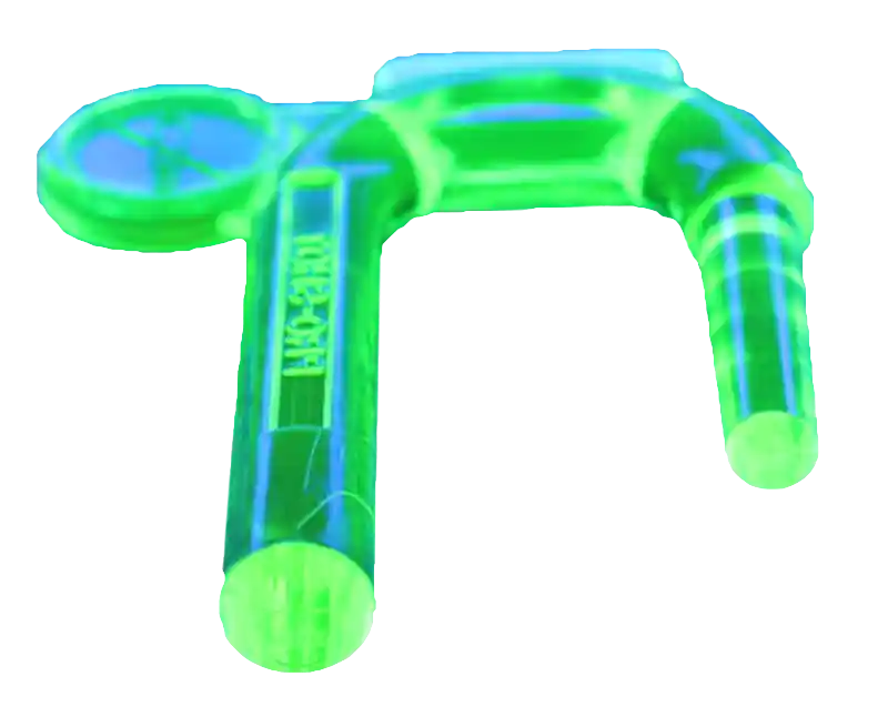 Pro-Shot UV Bore Light Chamber Flag for .22 Cal & Up - Neon Green 2 Pack