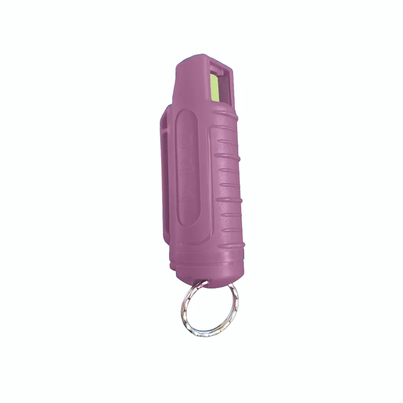 PS Products Blue Heat Pepper Spray .5oz Keychain Pink