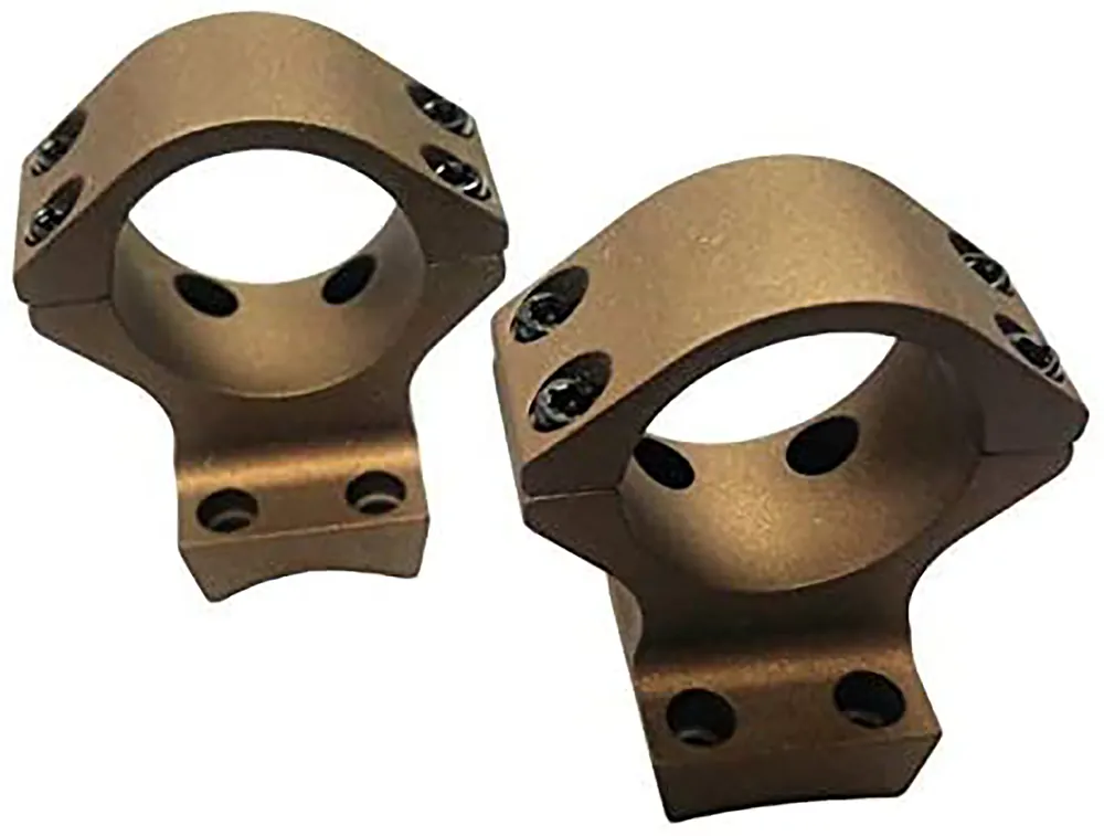 Talley HC840735 Burnt Bronze 34mm Scope Mount/Ring Combo for X-Bolt Medium 0 MOA