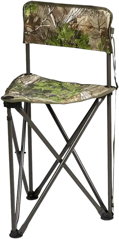 Hunters Specialties Tripod Camochair - Folding Mossy Oak Bottomland Chair