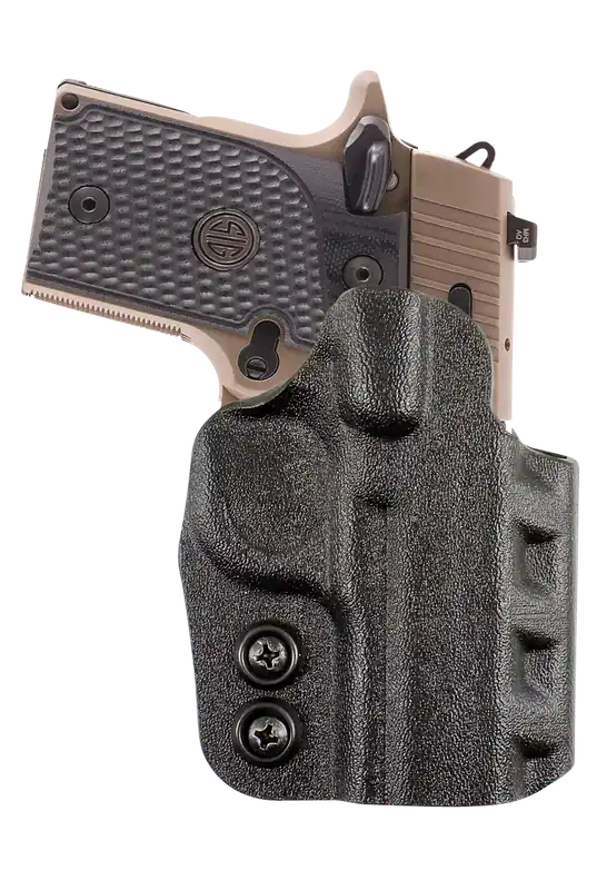 DeSantis Gunhide Cazzuto OWB Black Kydex Paddle Holster for Sig P365/XL/SAS Right Hand