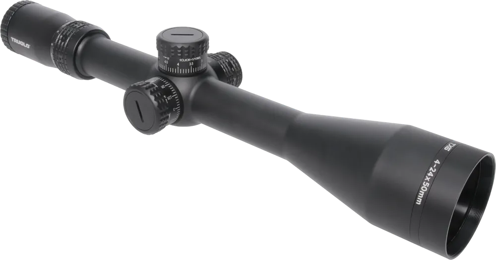Truglo TX6 4-24x50mm Illuminated FFP Scope with 30mm Tube and Black Finish