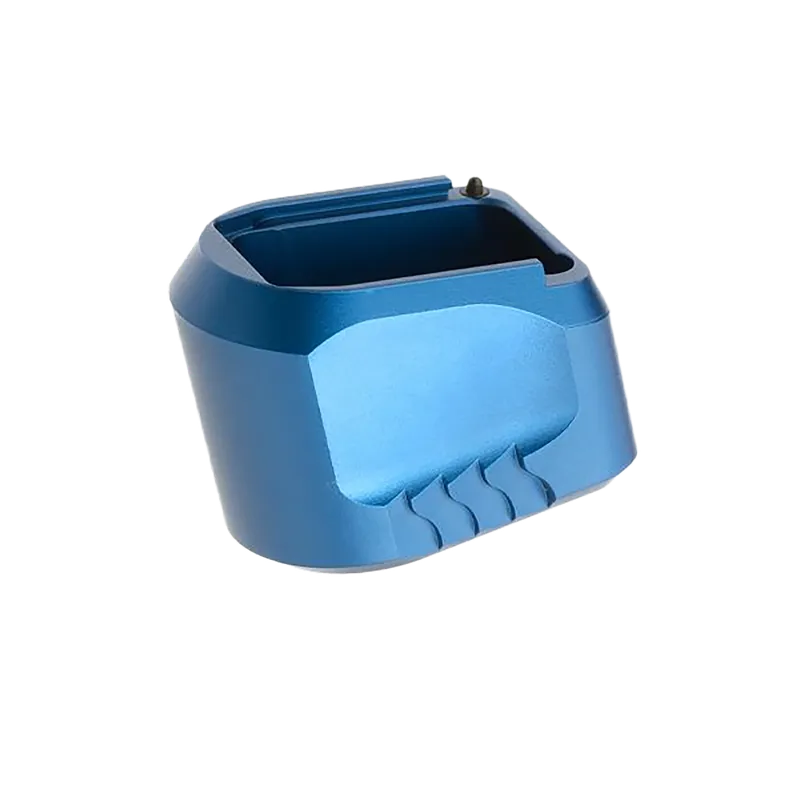 Tyrant CNC M&P 9/40 5rd Blue Aluminum Mag Extension