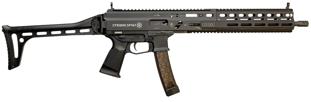 Grand Power Stribog SP9A3 9mm Luger 30+1 with 16" Barrel and Black Polymer Grip