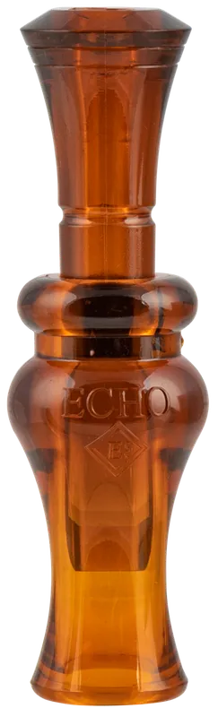 Echo Calls 77784 Trash Talker Double Reed Mallard Duck Call Brown Polycarbonate