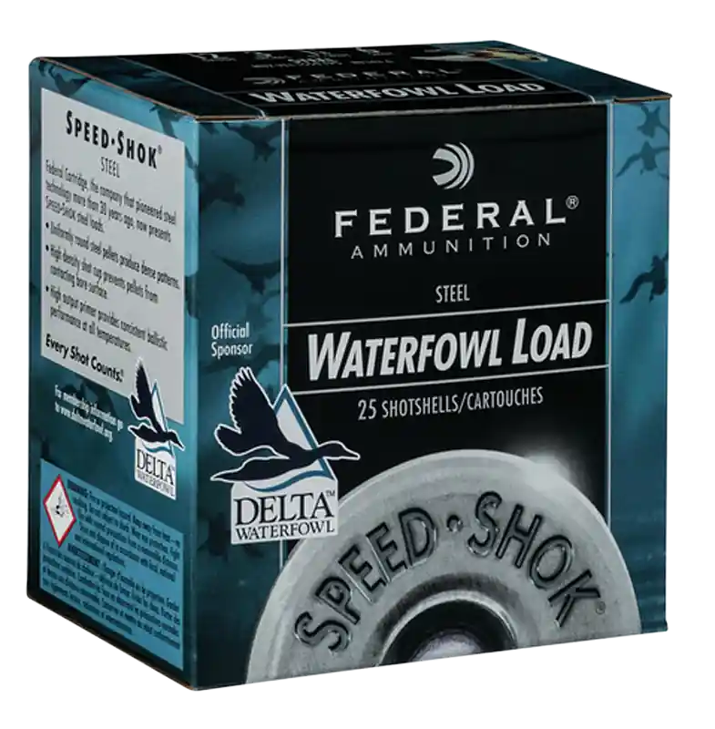 Federal WF1452 Speed-Shok 12 Gauge 2.75" 1 1/8 oz #2 Shot - 25 Rounds/Box, 10 Boxes/Case