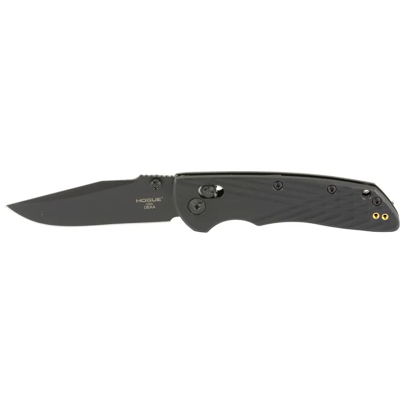 Hogue Deka 3.25" Folding Knife with Black Polymer Clip