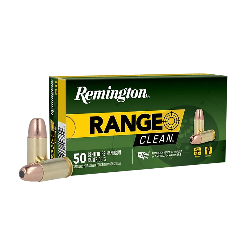 Remington 9mm Luger 115gr FNEB Ammo - 50 Rounds/Box, 10 Boxes/Case