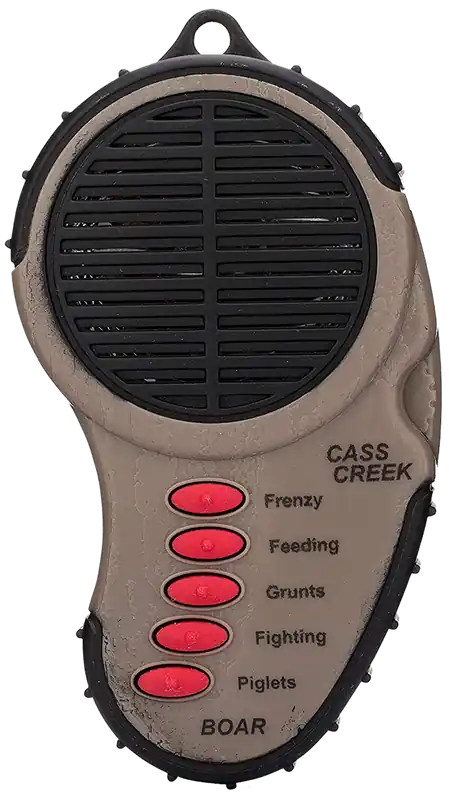 Cass Creek CC034 Ergo Electronic Boar Call with 5 Sounds and Belt Clip