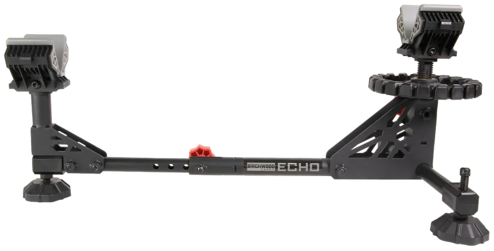 Birchwood Casey ESR Echo Shooting Rest with Adjustable Windage & Elevation, Black/Red