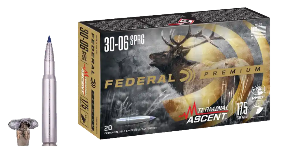 Federal Premium Terminal Ascent 30-06 Springfield 175gr Ammunition - 20 Rounds per Box
