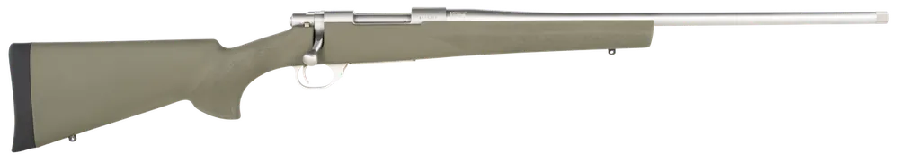 Howa M1500 Hogue 308 Win Stainless Steel Rifle with OD Green Stock