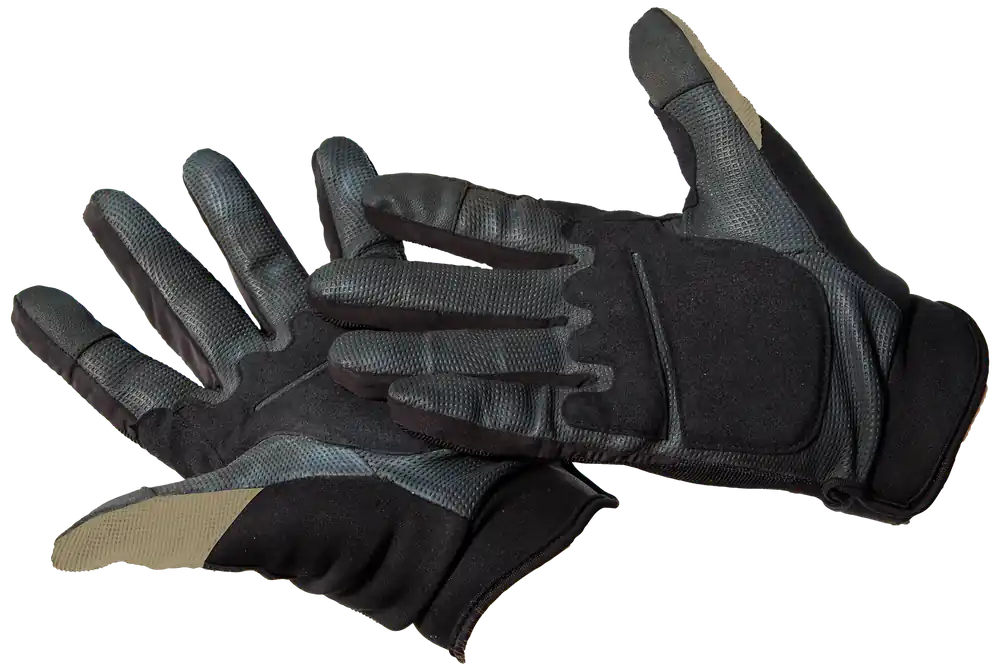 Caldwell Ultimate Shooting Gloves Tan LG/XL with Velcro Closure