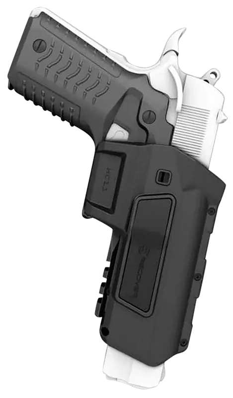 Recover Tactical HC11 OWB Holster for 1911 - Right Hand, Black Polymer Belt
