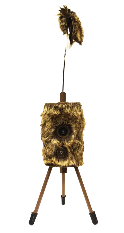Mojo Outdoors HW2304 Super Critter: Predator Decoy with Brown Cottontail Sounds and ABS Polymer Construction
