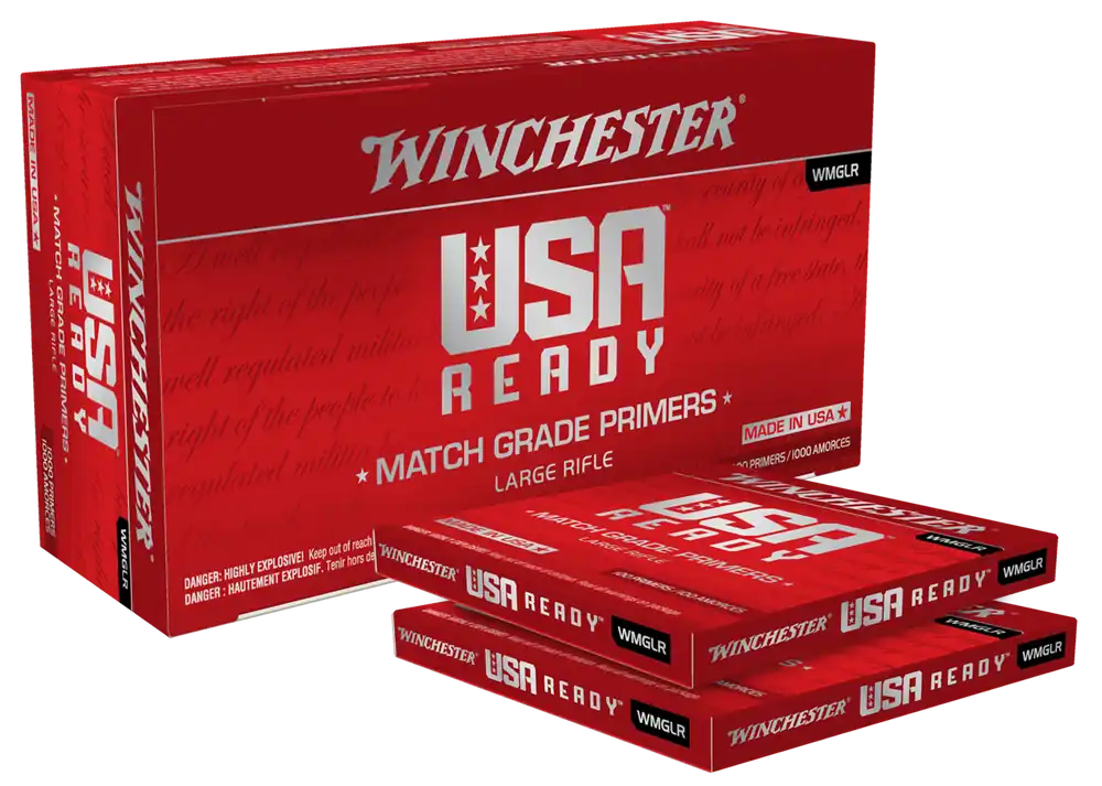 Winchester WMGLR Centerfire Large Rifle Ammo - 1000 Rounds per Box, 5-Case Pack