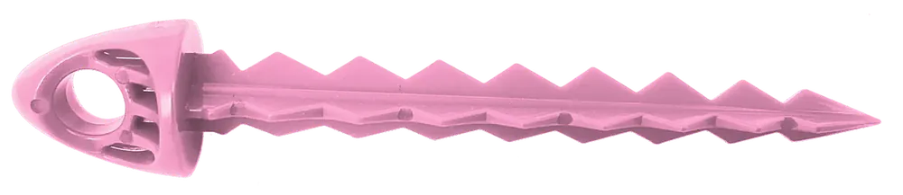 Targettack LLC Pink Polycarbonate 3" Target Sheets 6-Pack