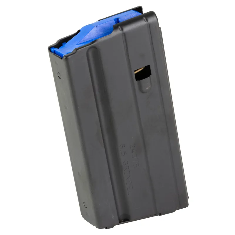 15-Round 6mm ARC/6.5 Grendel Stainless Steel Magazine - Black