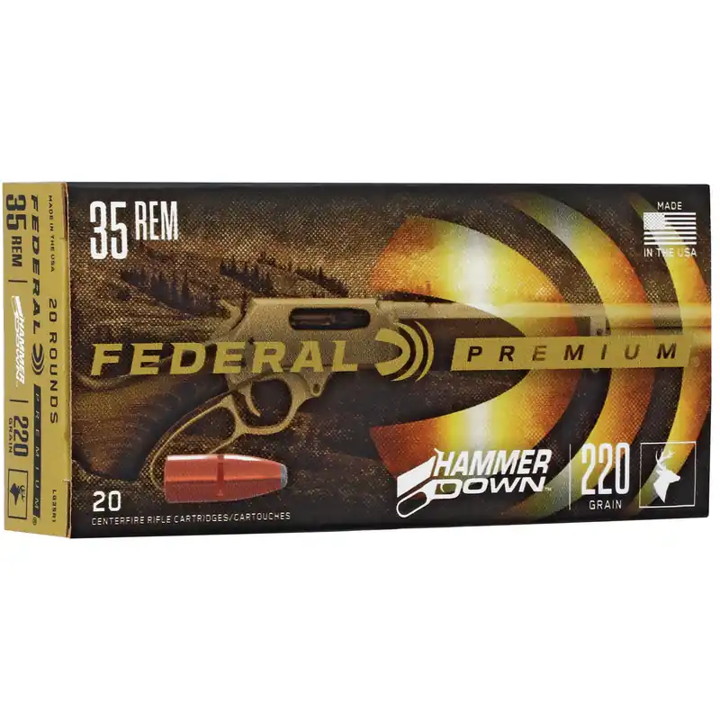 Federal Hammer Down .35 Remington 220 Grain Soft Point - 20 Rounds