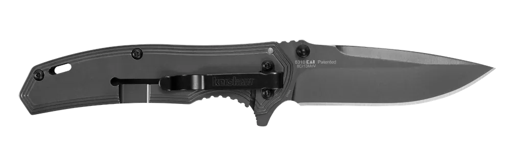 Kershaw 8310 Fringe Folding Knife with 3" Drop Point Blade and Carbon Fiber Handle