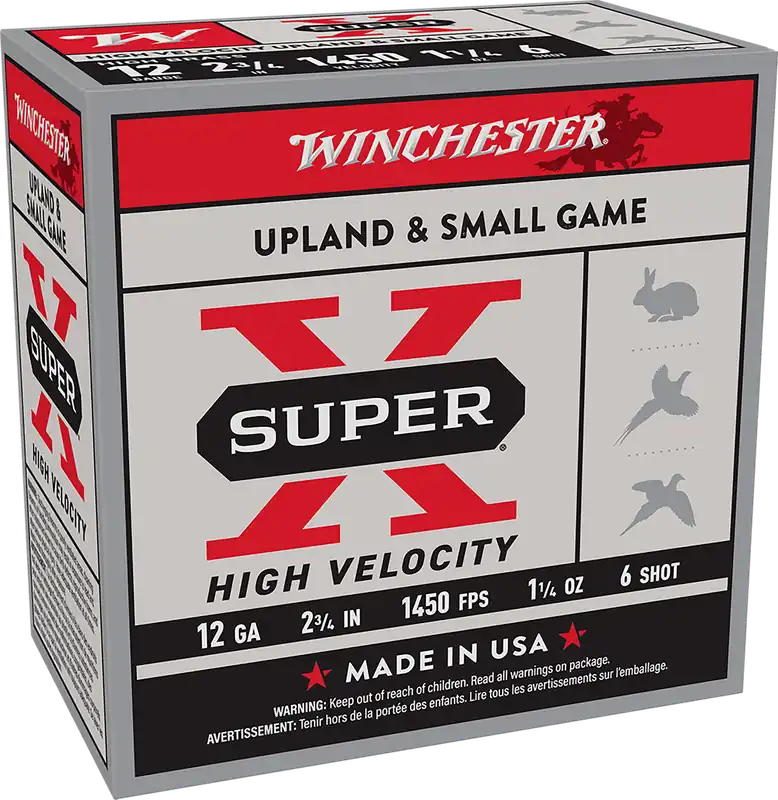 Winchester Super X High Velocity 12 Gauge Shotgun Shells - 25 Pack