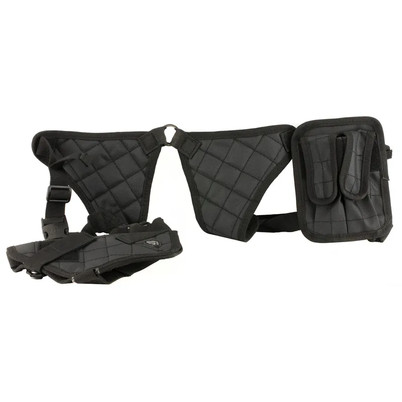 Universal Deluxe Horizontal Shoulder Holster - Black