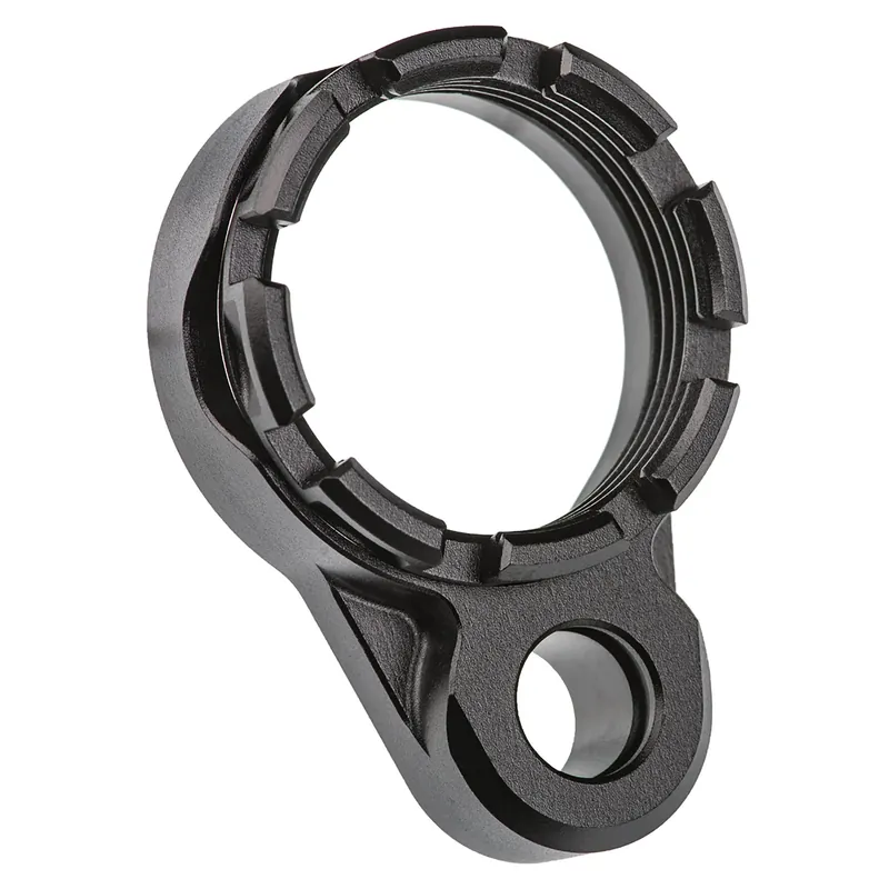 Enhanced AR15 End Plate - Black (FORTIS LW)