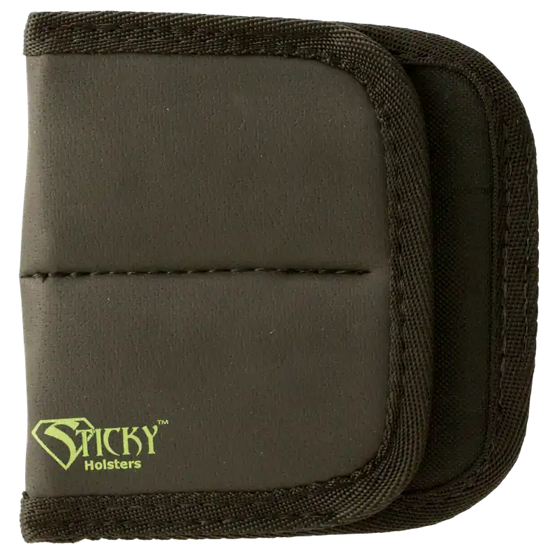 Sticky Holsters DSMP Dual Mag Pouch - Black/Green, Latex-Free Rubber