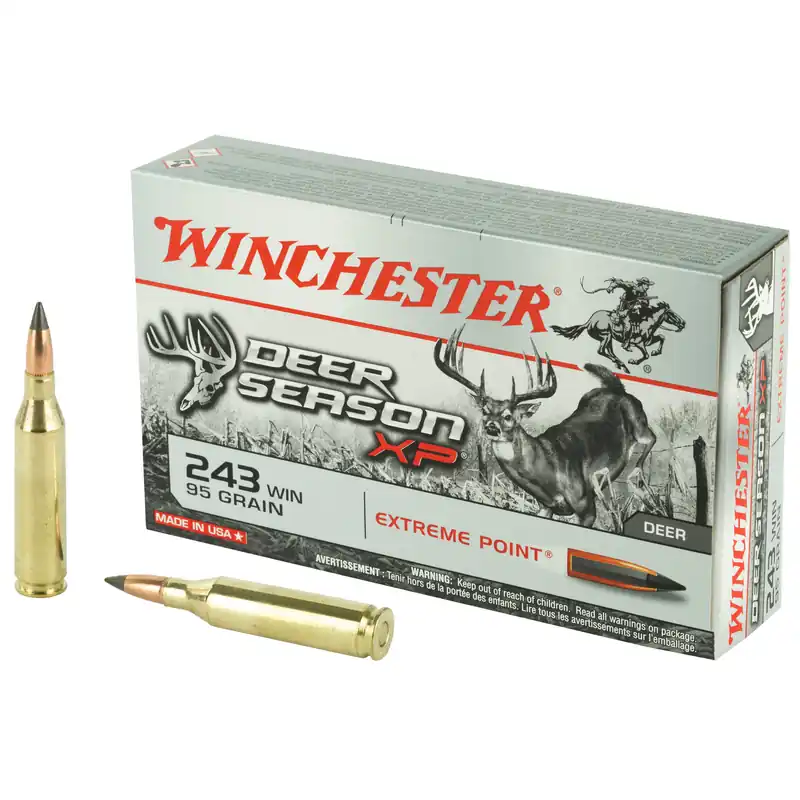 Deer Season 243 Win 95gr Ammunition - 20 Rounds