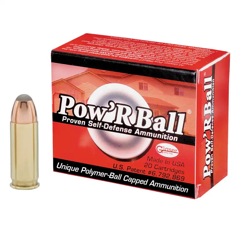 CORBON Pow'RBall .38 Super +P 100gr Ammunition - 20 Rounds/Box, 500 Rounds/Case