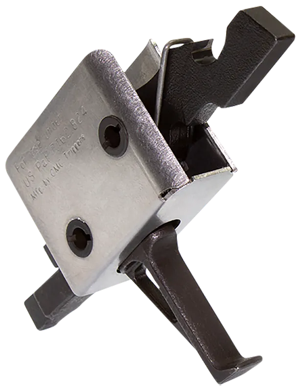 CMC 91507 Single-Stage Flat Trigger, 3.5 lbs, Black/Silver Finish