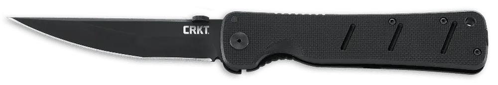 CRKT 2906 Otanashi noh Ken 4.52" Folding Knife with Black Matte AUS-8A Blade and G10/SS Handle
