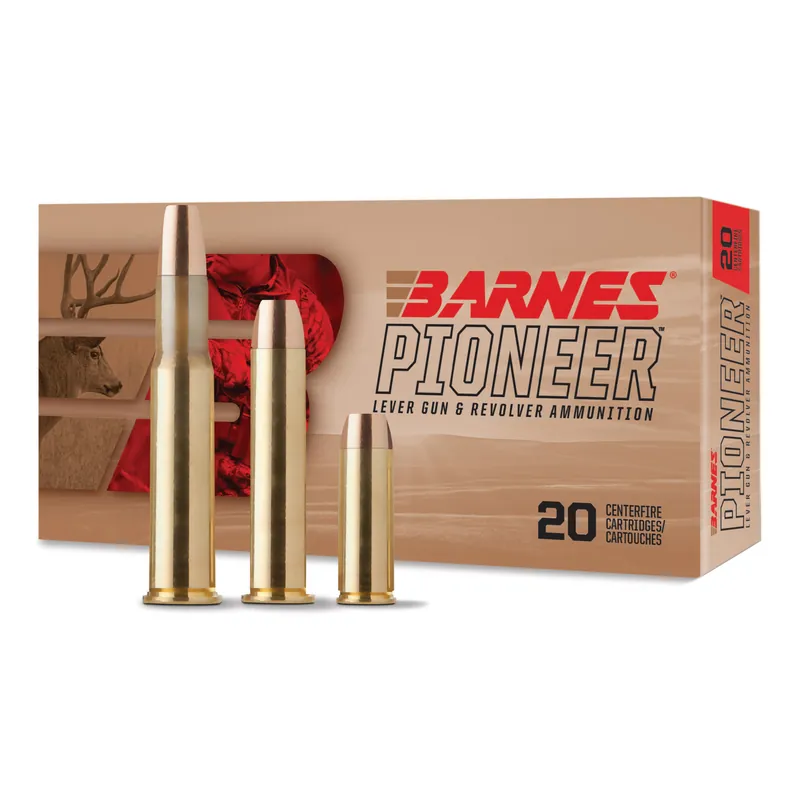 Barnes PIO 357 Magnum 140 Grain TSXFN Ammunition - 20 Rounds per Box, 200 Rounds per Case