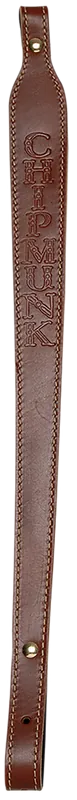 Chipmunk 80021 Adjustable Brown Leather Rifle Sling