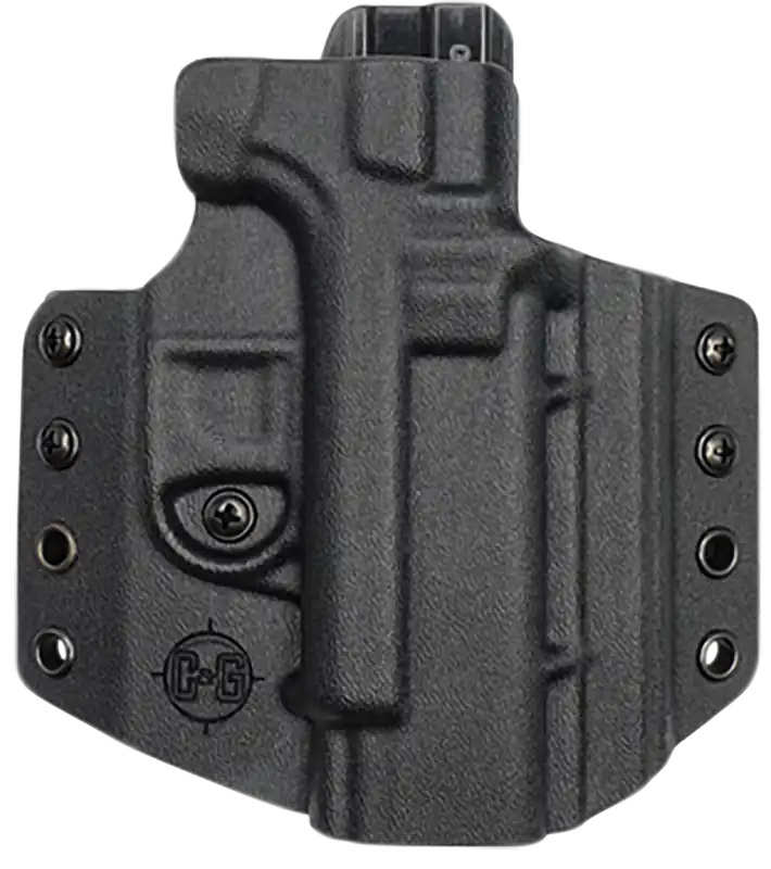 C&G Holsters Covert OWB Black Kydex Belt Loop for Glock 19/23/45