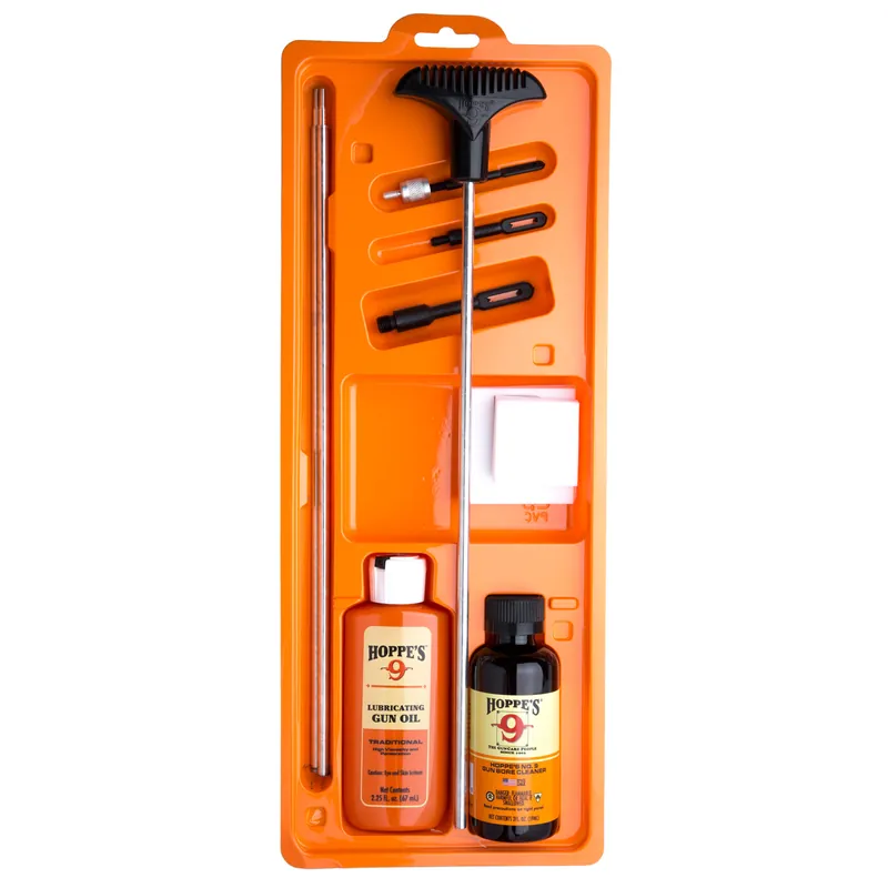 Hoppes Universal Shotgun/Rifle Cleaning Kit Clamshell