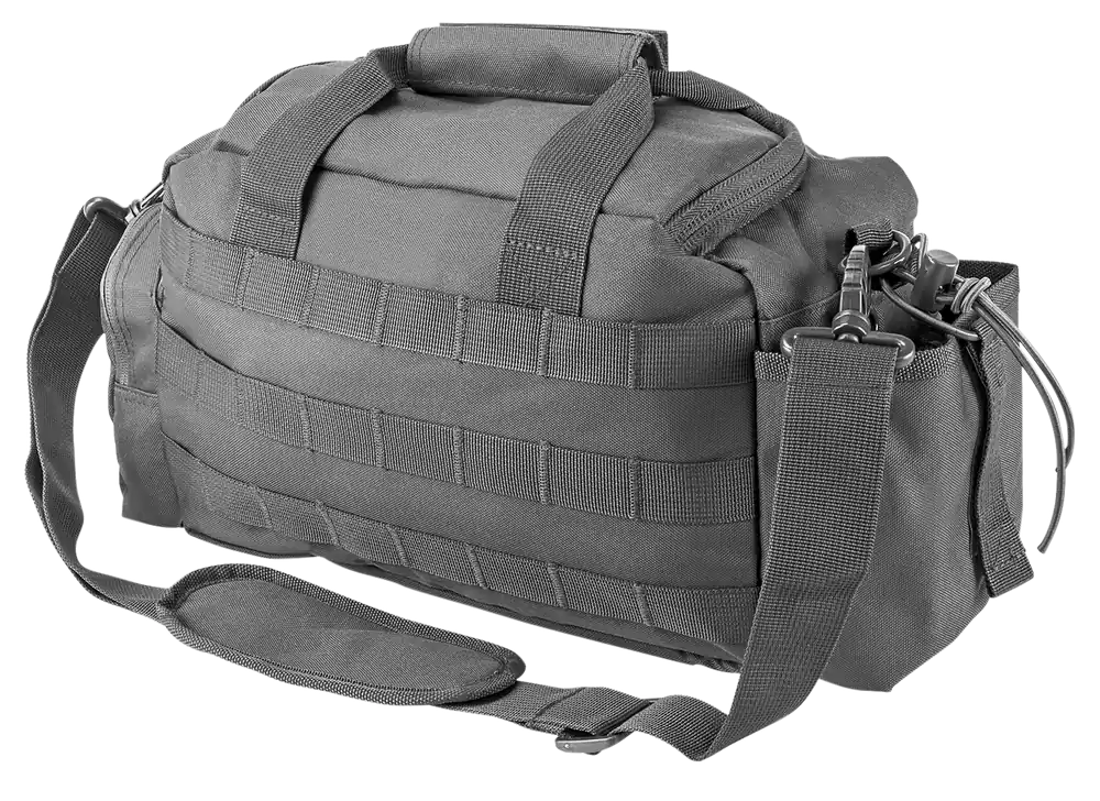 NcStar VISM Urban Gray Small Range Bag with Side Pockets and Adjustable Strap