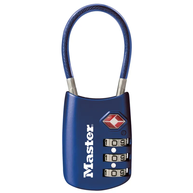 TSA Approved Blue Combination Padlock by Masterlock