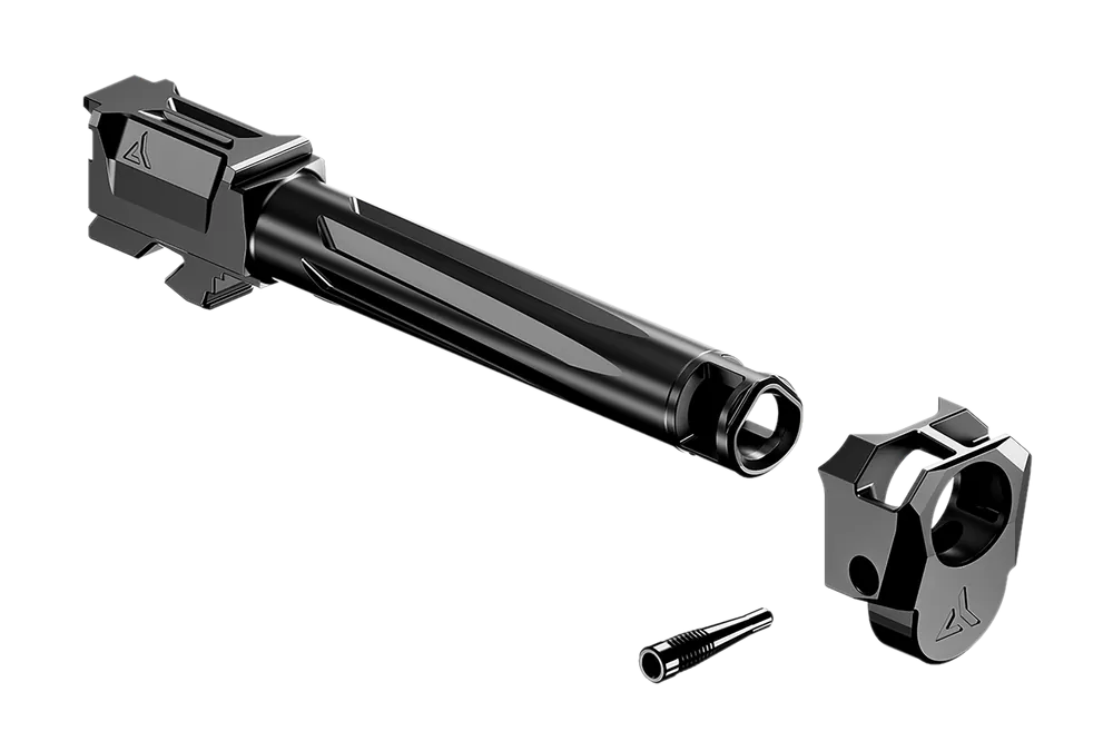 Radian Weapons R0884 Ramjet + Afterburner Combo for Glock 17 Gen 4 - Black Ported Stainless Steel