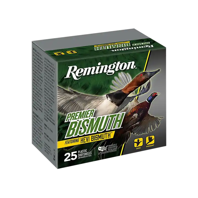 Remington Premier Bismuth 20 Gauge 3" 2 Shot Ammunition - 25 Box/10 Case