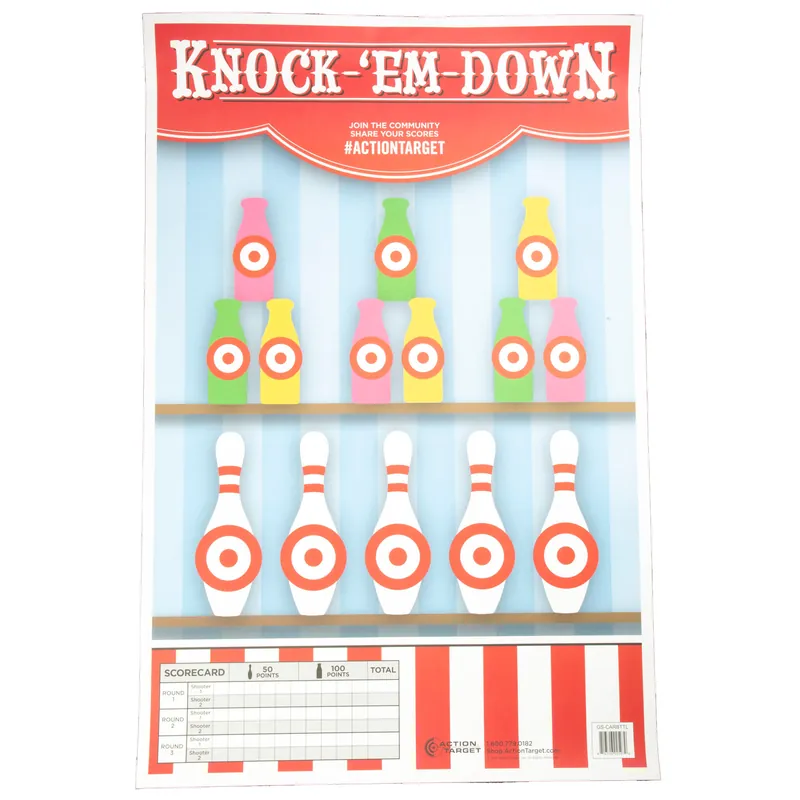 Action Target Knock'em Down 100 Pack