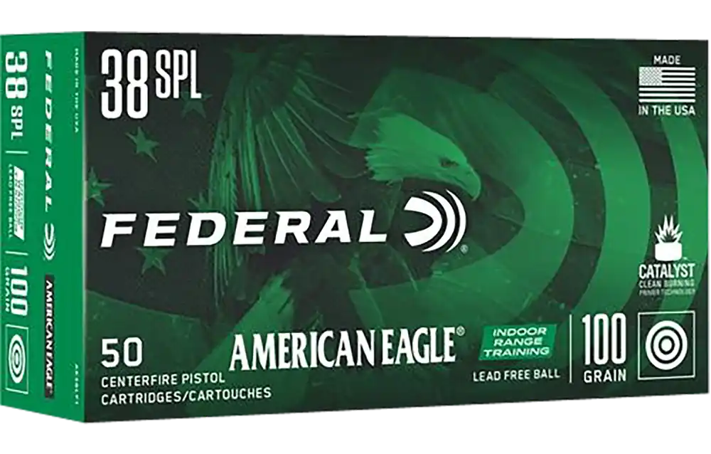 Federal American Eagle 38 Special 100gr Lead Free IRT Ammo - 50 Rounds Per Box