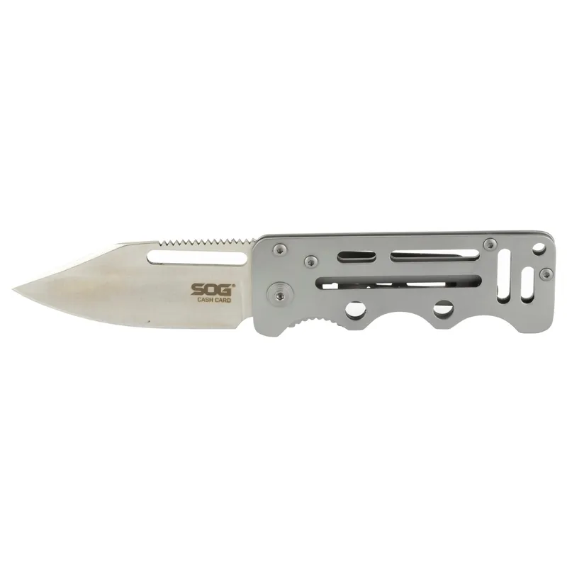 SOG Cash Card Satin 2.75" Folding Knife