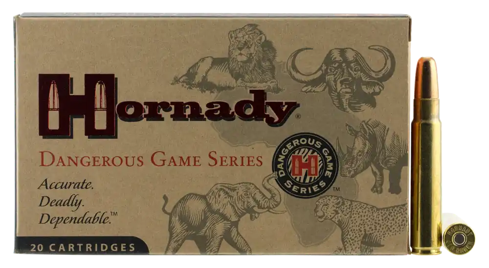 Hornady 82666 Dangerous Game Solid .416 Ruger 400gr - 20 Rounds/Box, 6 Boxes/Case